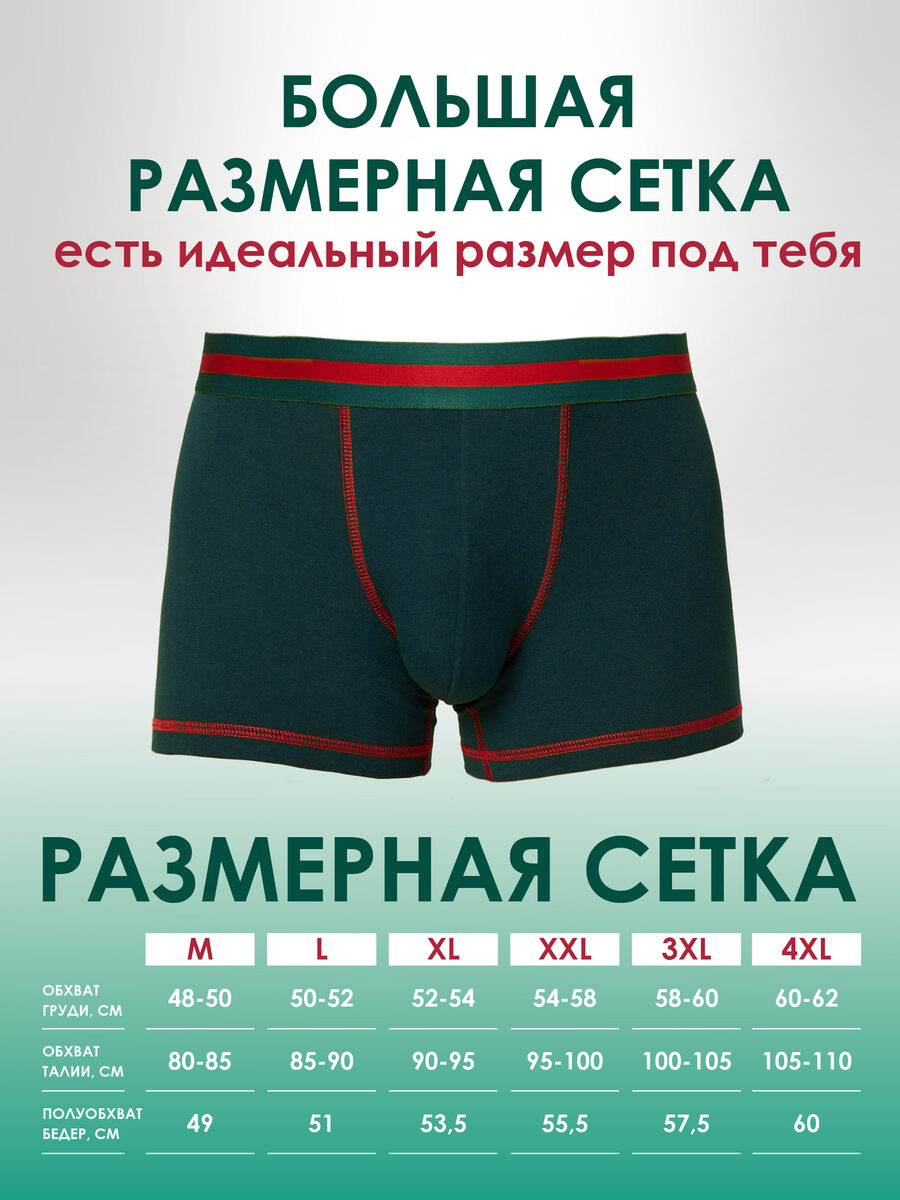 Размерная сетка боксеров Nikitai из исходного магазина